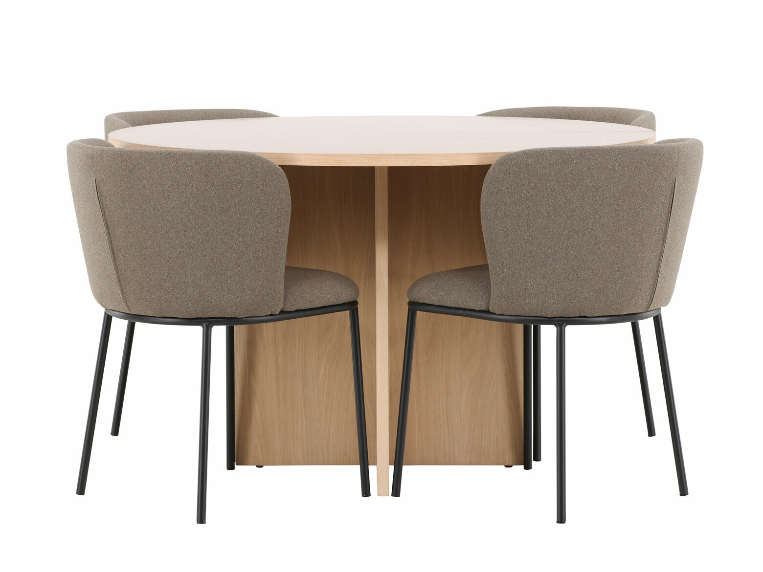 Маса и столове за трапезария Dallas 4761 (Дъб)