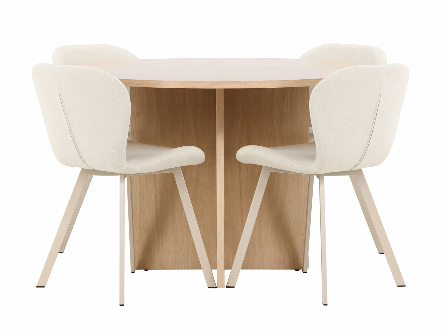 Маса и столове за трапезария Dallas 4762 (Дъб)