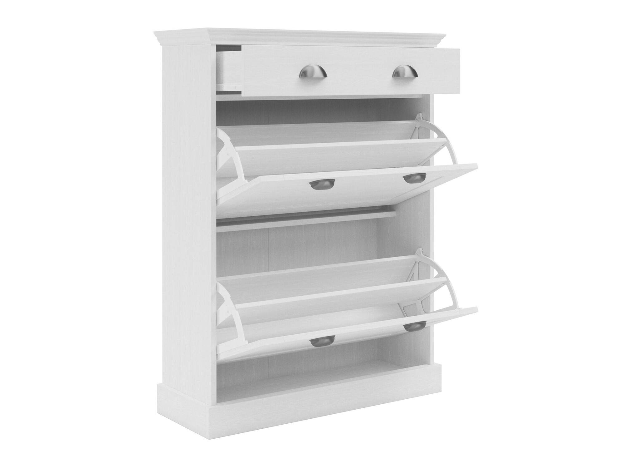 Шкаф за обувки Salfelo 101 (Бял)