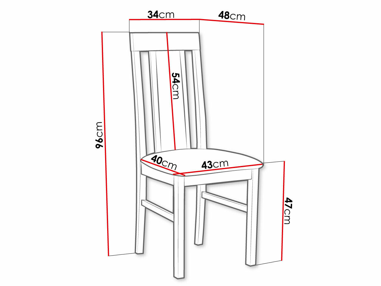 Стол Victorville 165 (Бял)
