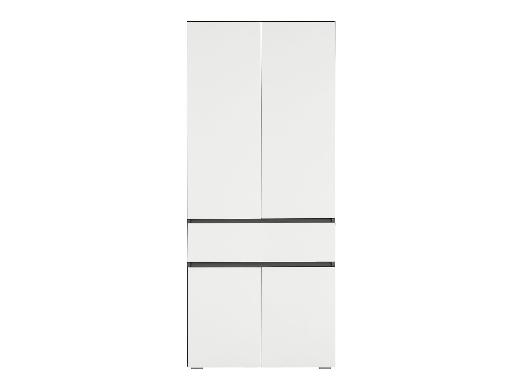 Стоящ шкаф за баня Soncamu 113 (Бял + Антрацит)