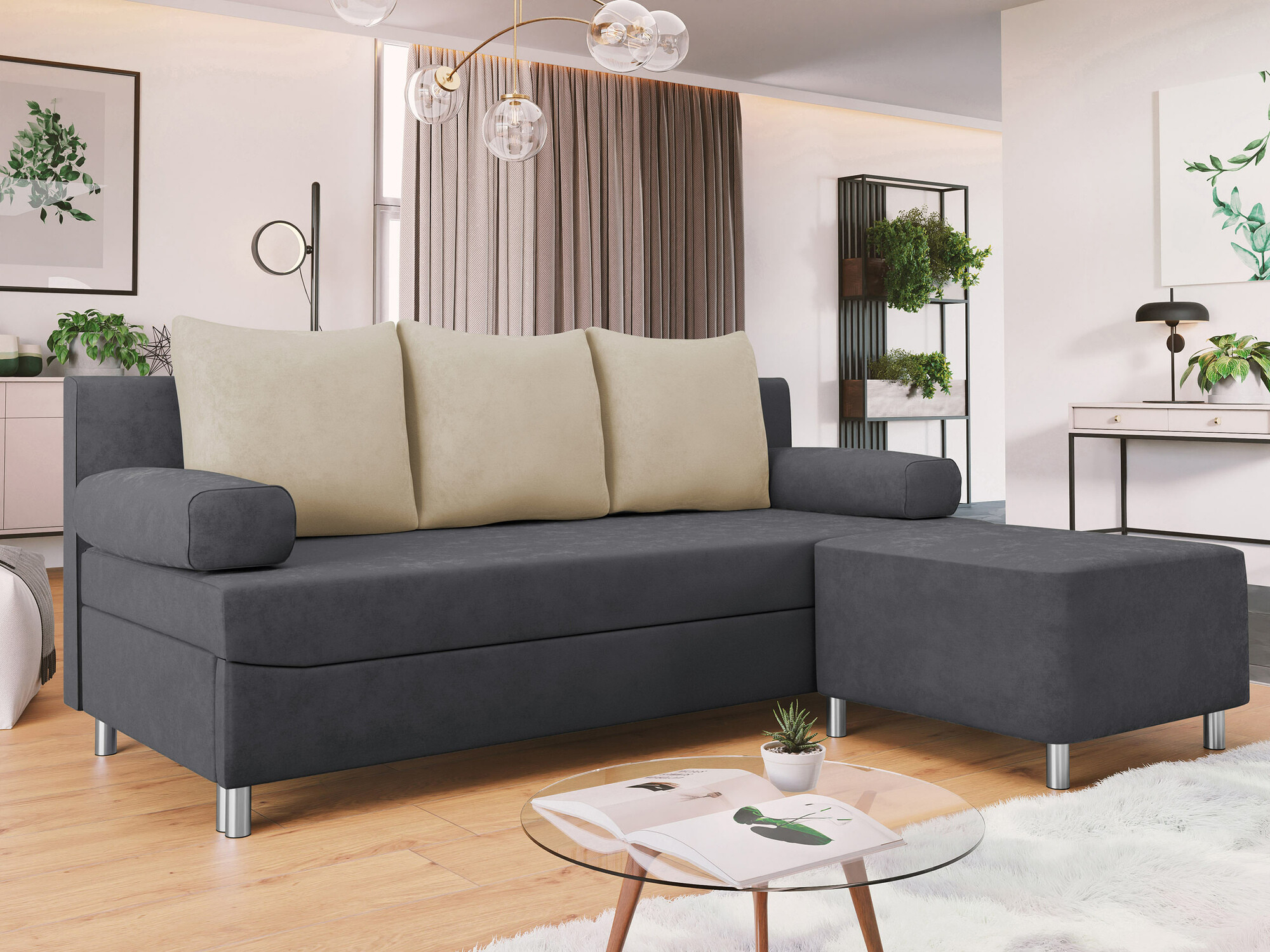 Комплект мека мебел Comfivo Artes (Alova 36 + Alova 07)