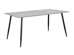 Маса Denton 762 (Сив мрамор + Черен)