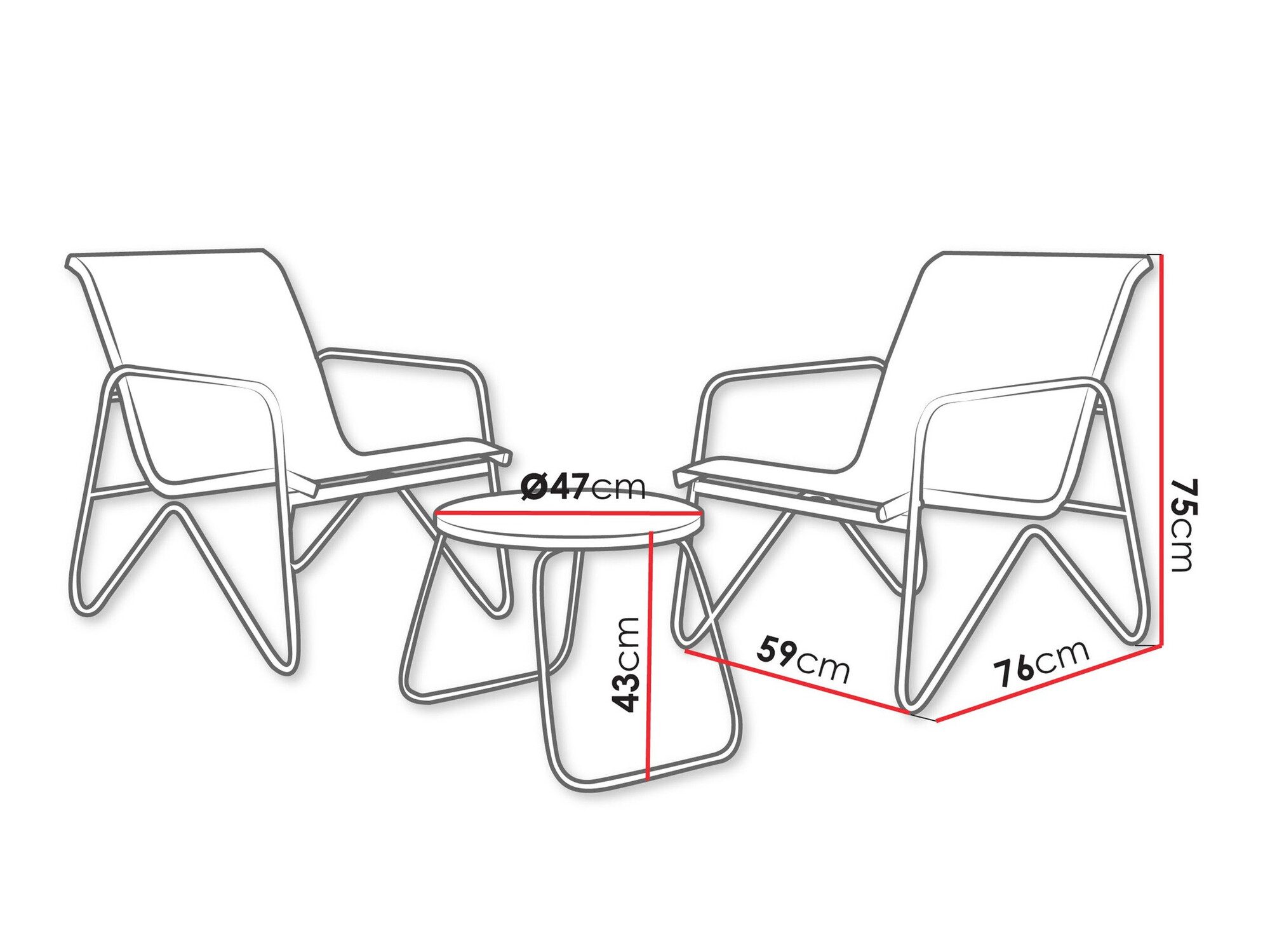 Комплект за балкон Diligium