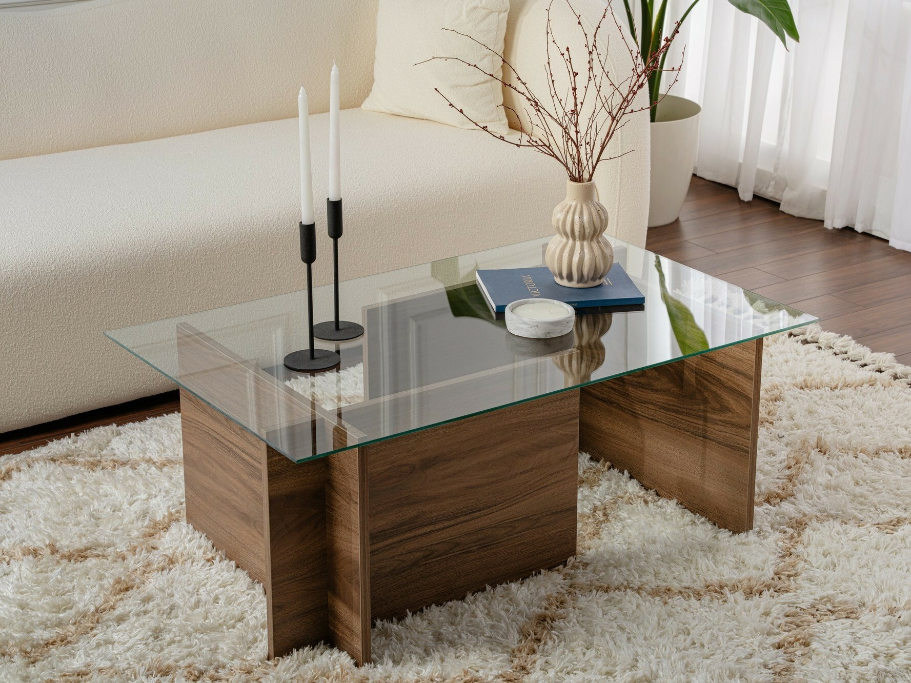 Масичка за кафе Novato 112 (Орех)