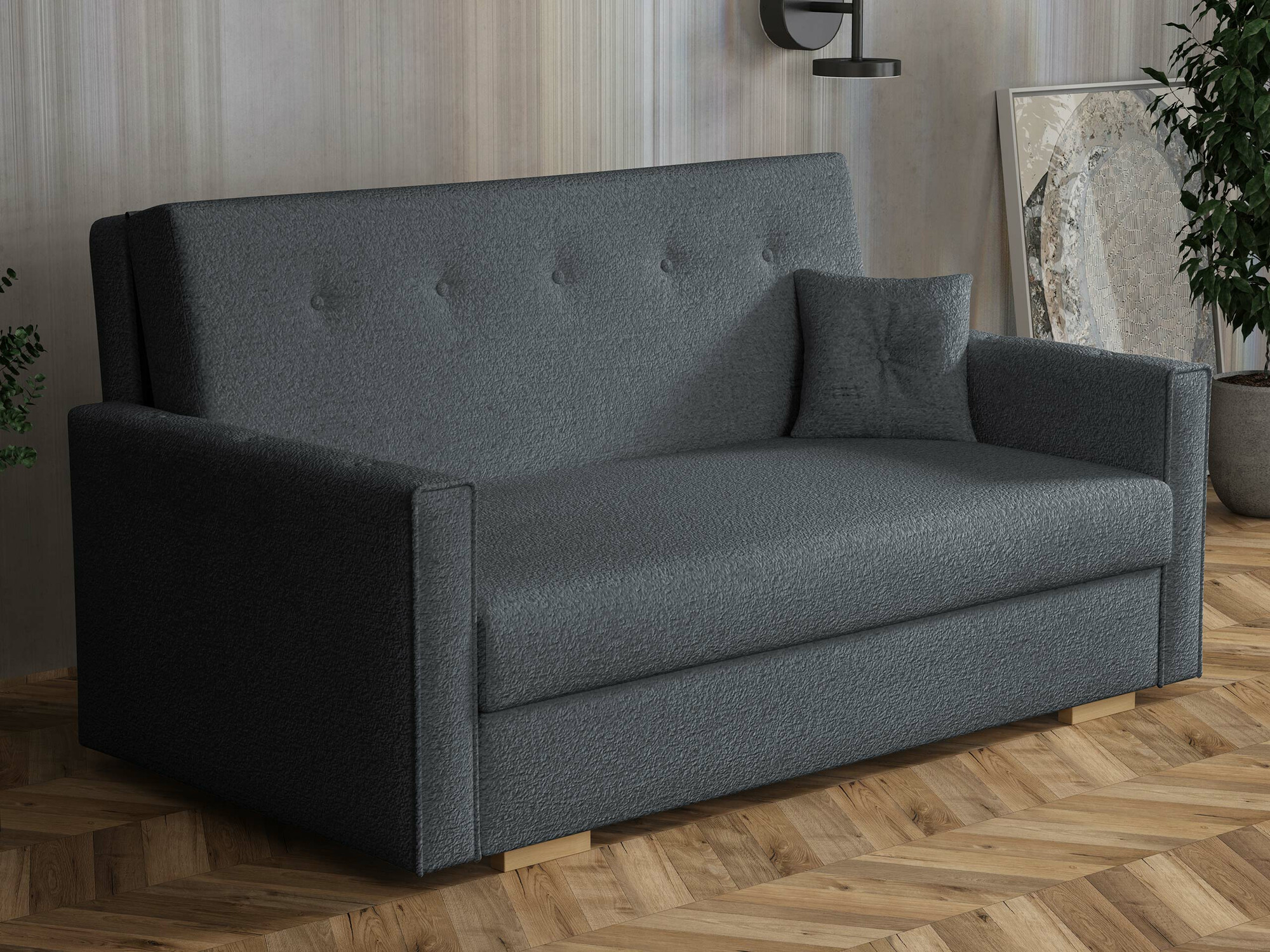 Разтегателен диван Caelrin III (Coral 80)