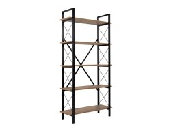 Етажерка Novato 115 (Бор + Черен)