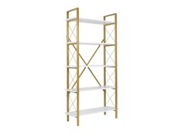 Етажерка Novato 115 (Бял + Златно)