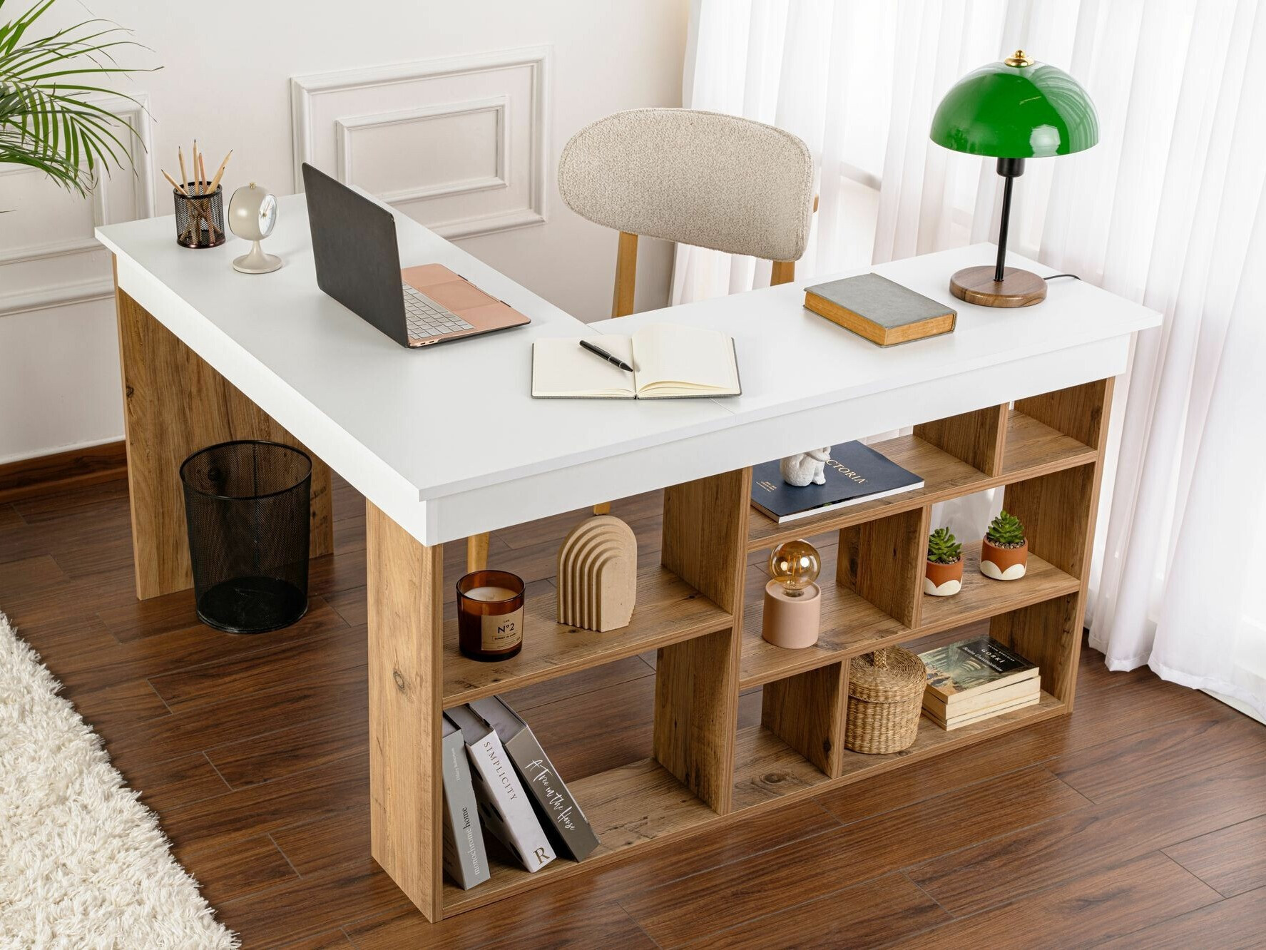 Ъглово офис бюро Asheboro 170