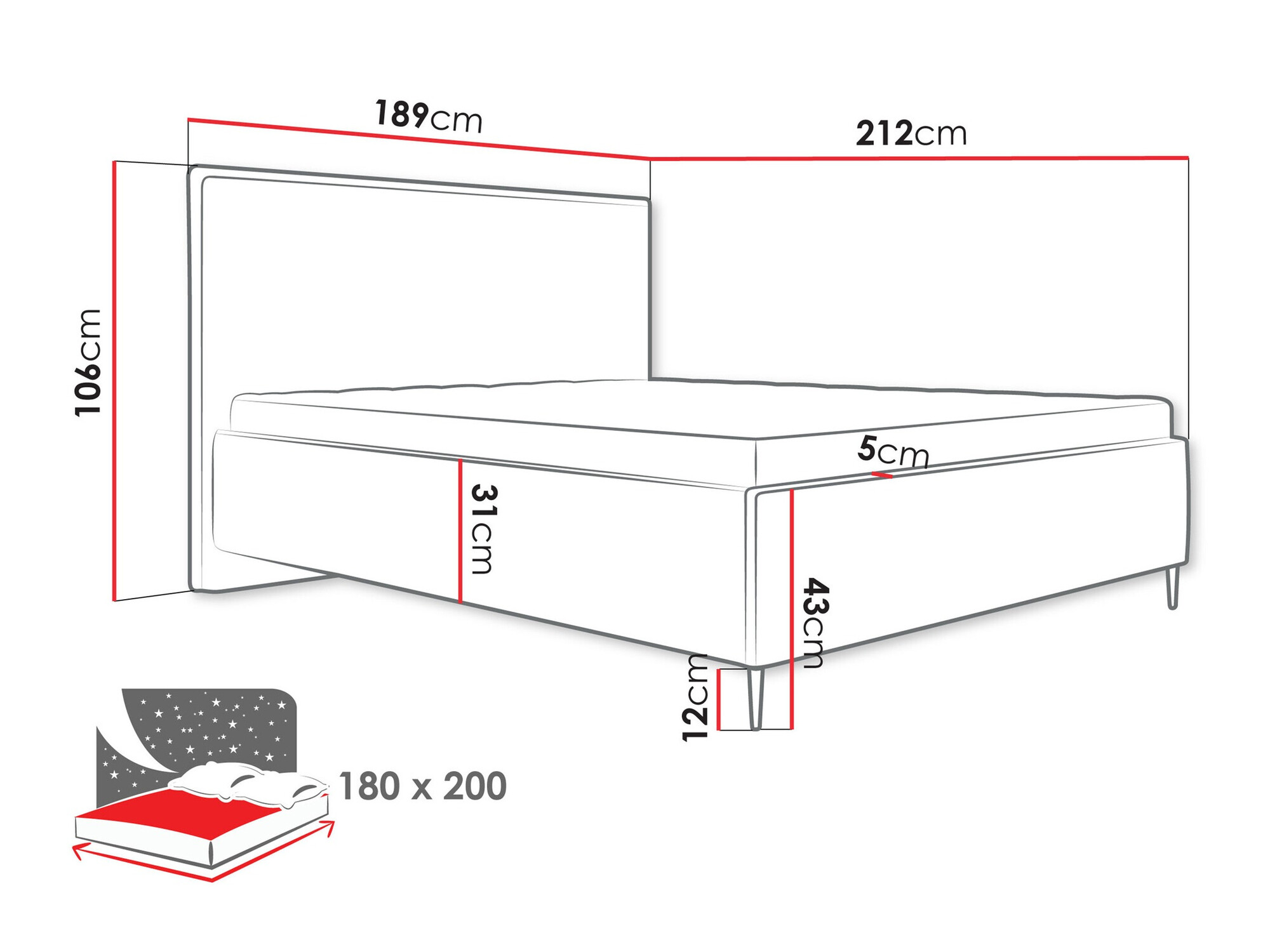 Легло ComfiDream Liruna (Poso 14)