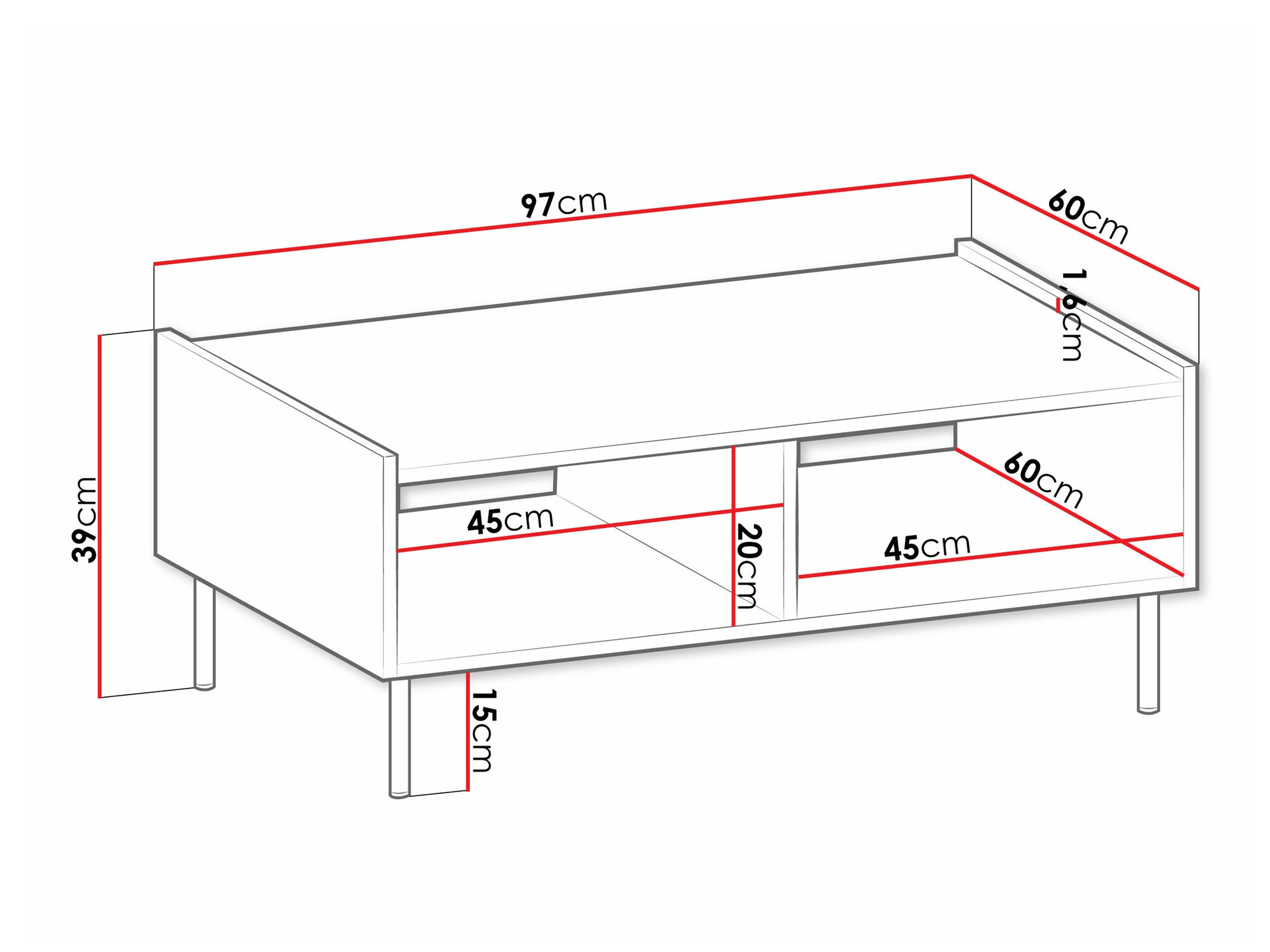 Масичка за кафе Comfivo Belviro
