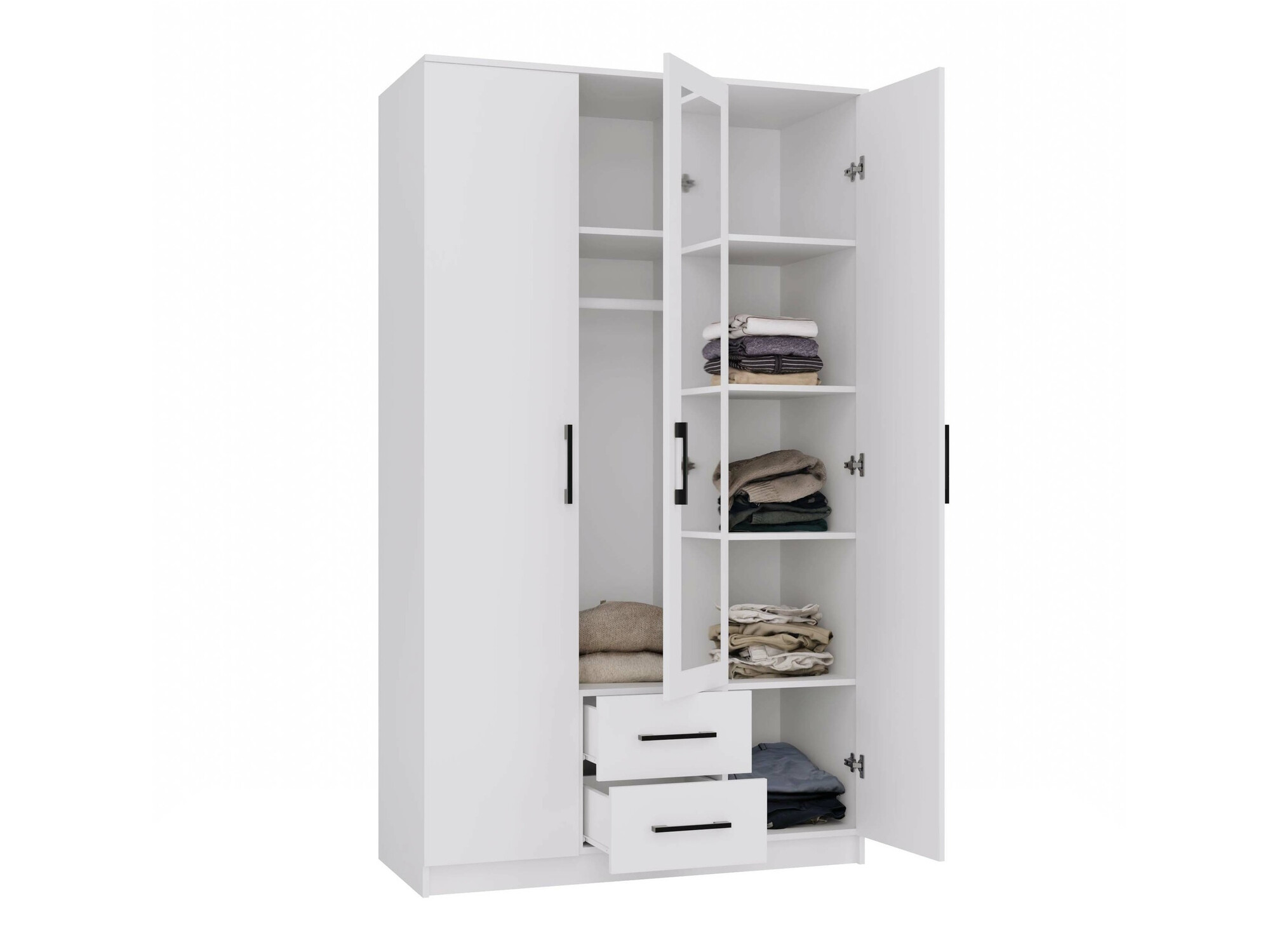 Гардероб Mandeville 116 (Бял)