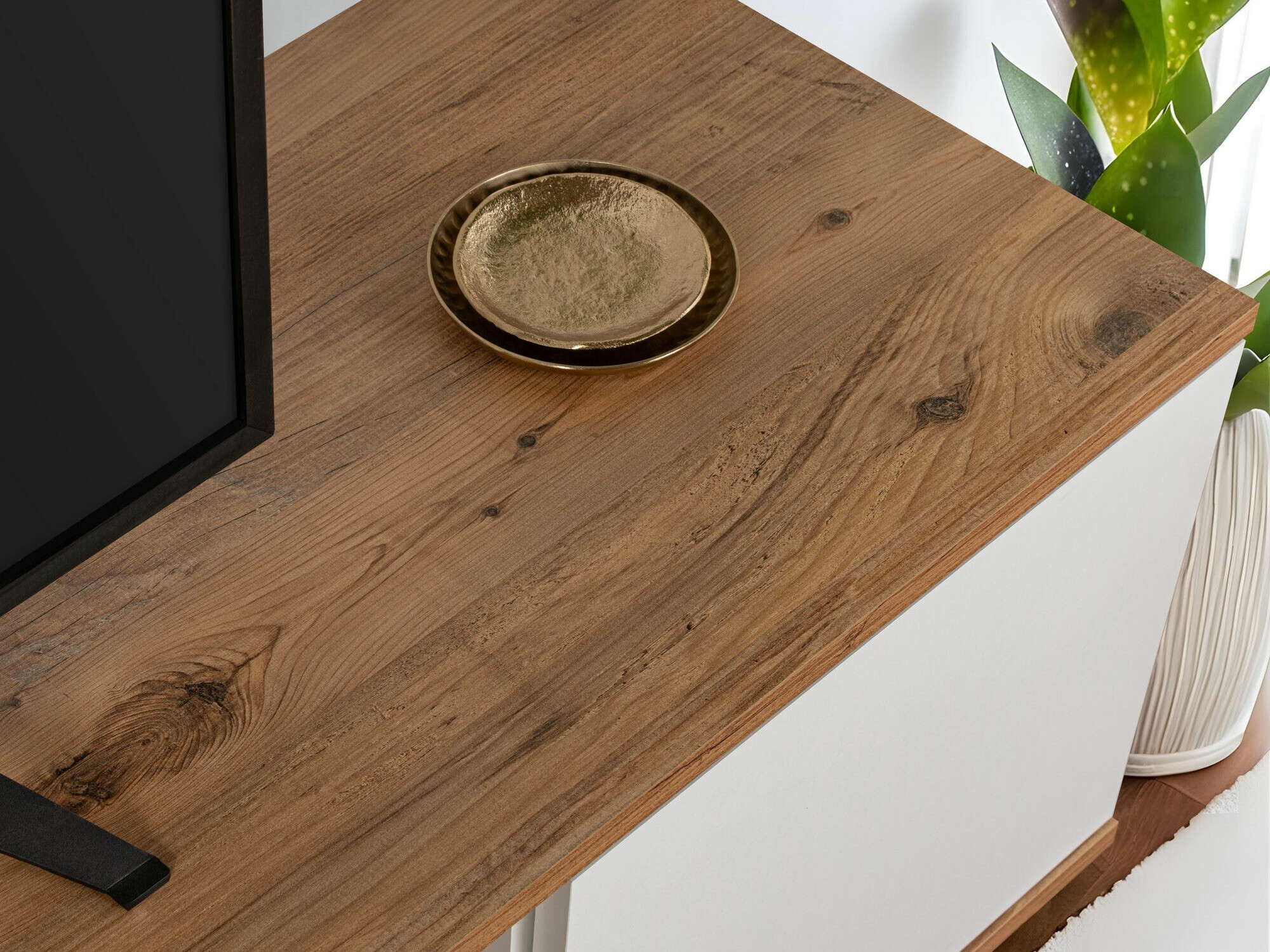 ТВ шкаф Kailua 2405 (Бял)