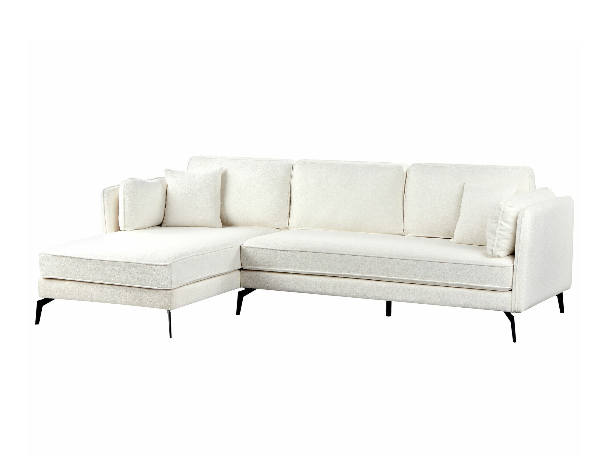 Ъглов диван Berwyn 622 (Бял)