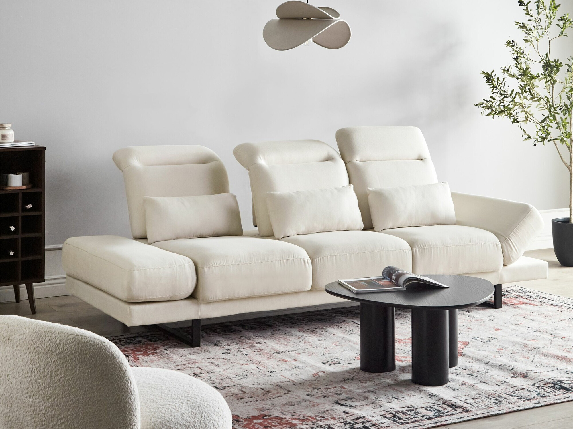 Диван Berwyn 2551 (Бял)