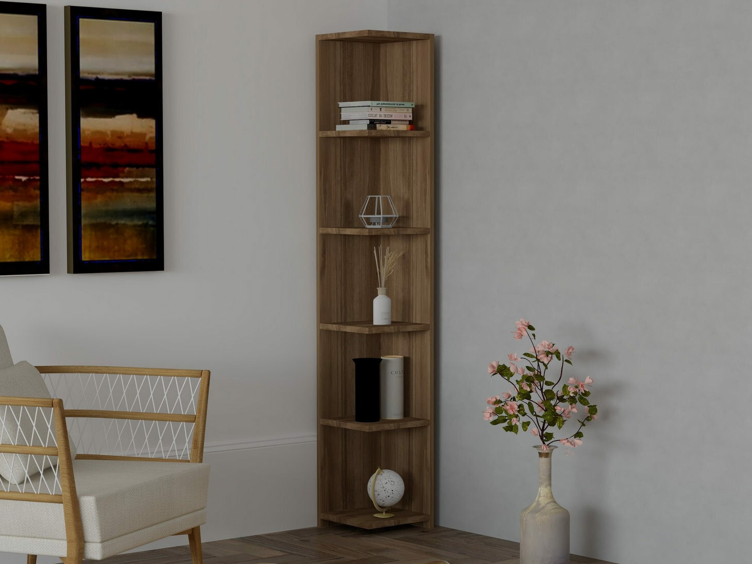 Ъглова етажерка Kailua 2421