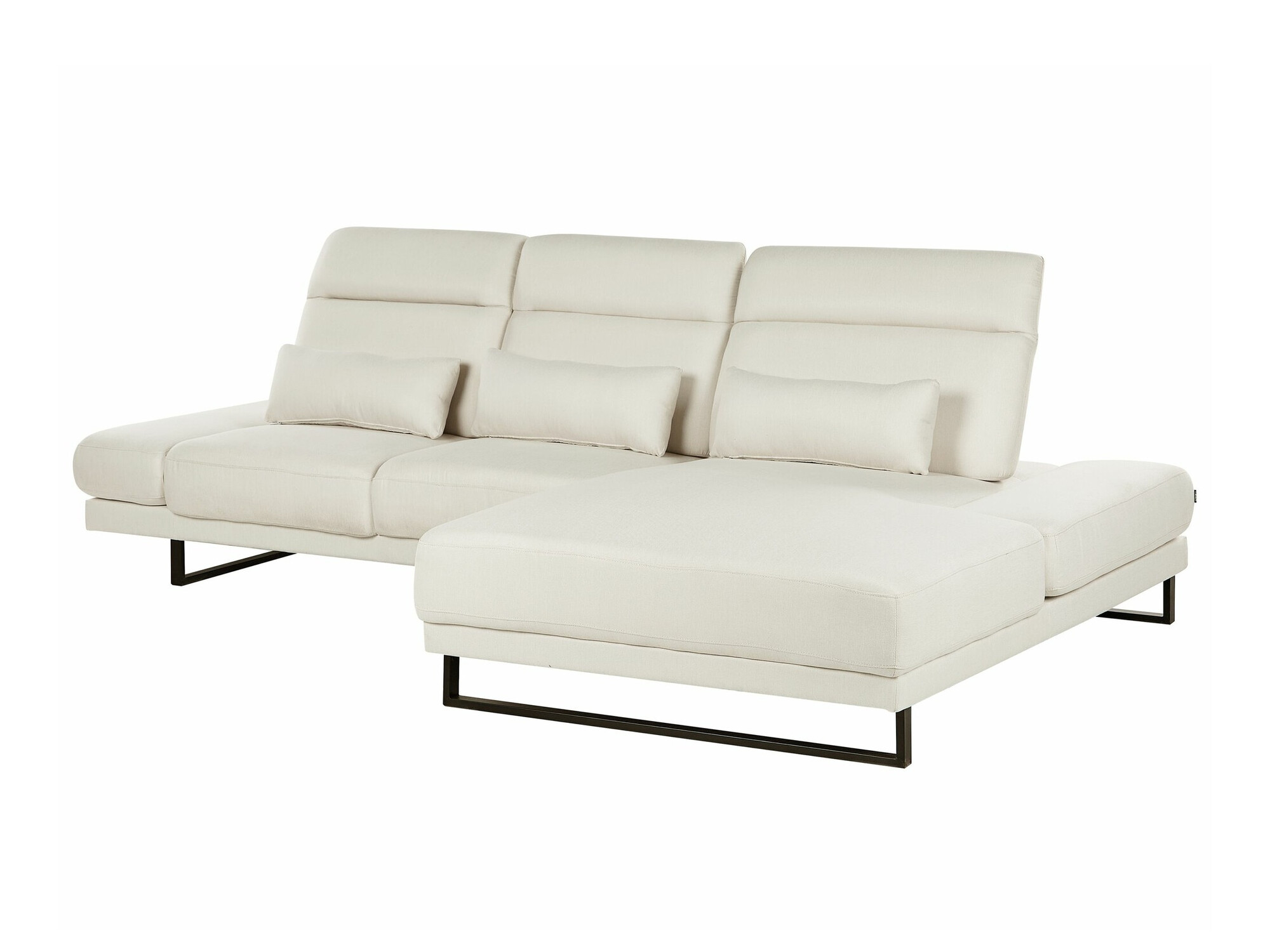 Ъглов диван Berwyn 2552 (Бял)