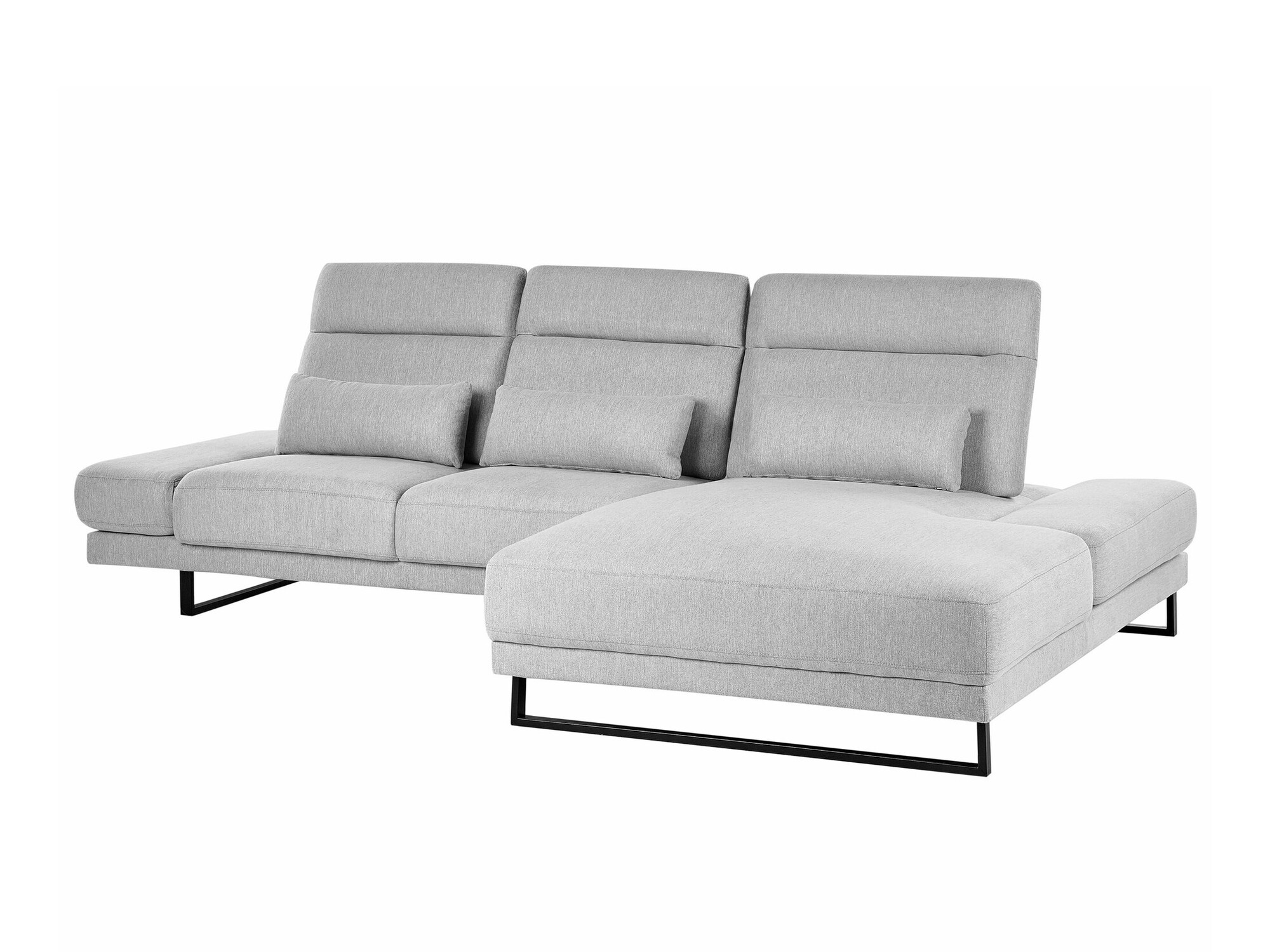 Ъглов диван Berwyn 2552 (Светло сив)