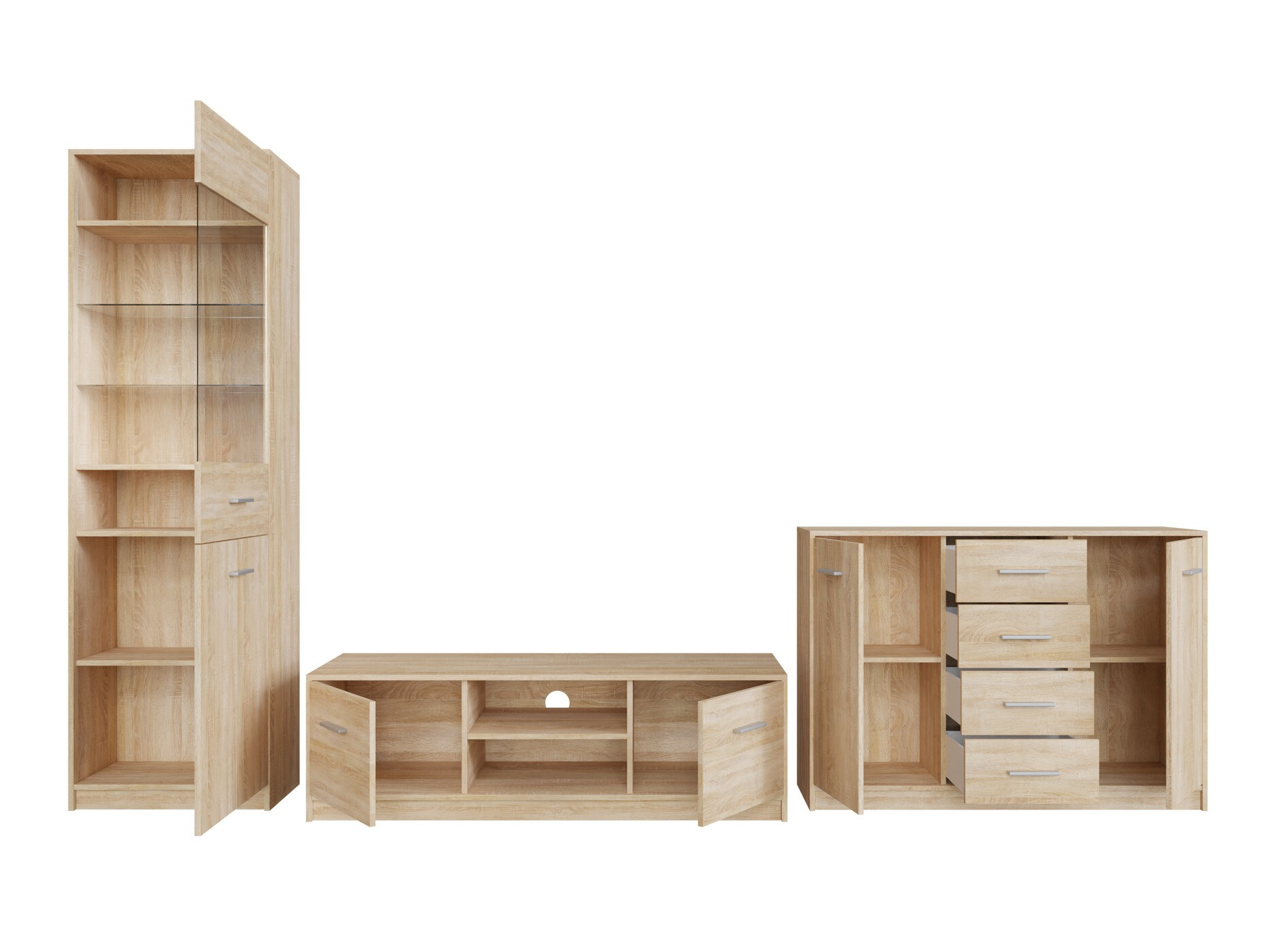 Комплект за хол Novsore 162 (Сонома дъб)