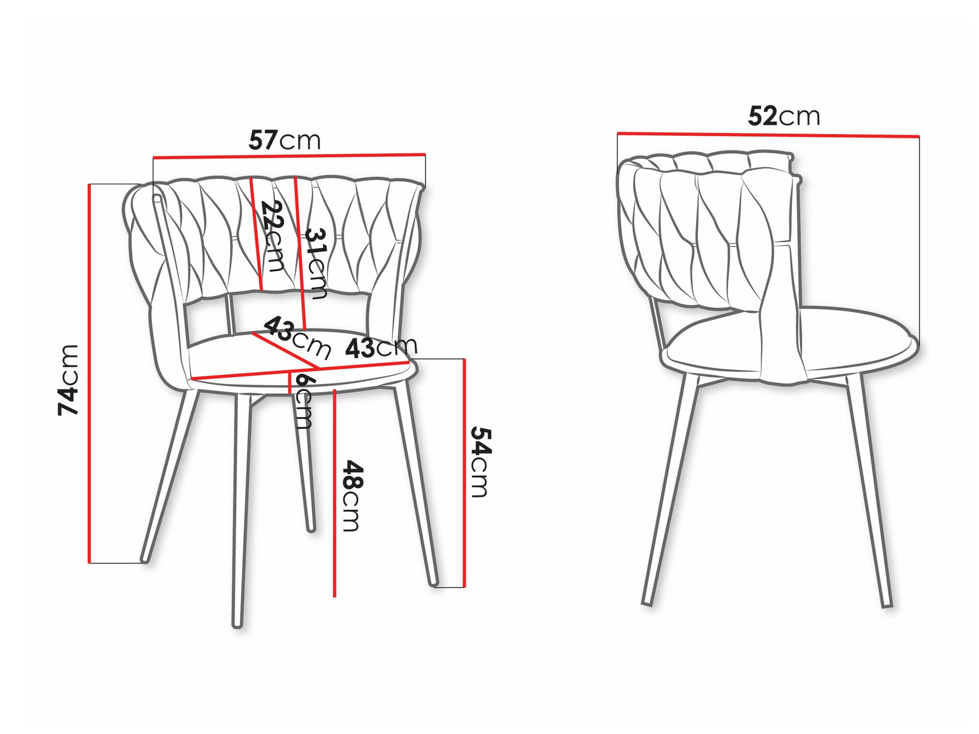 Стол Comfivo Hilaritas X (Черен)