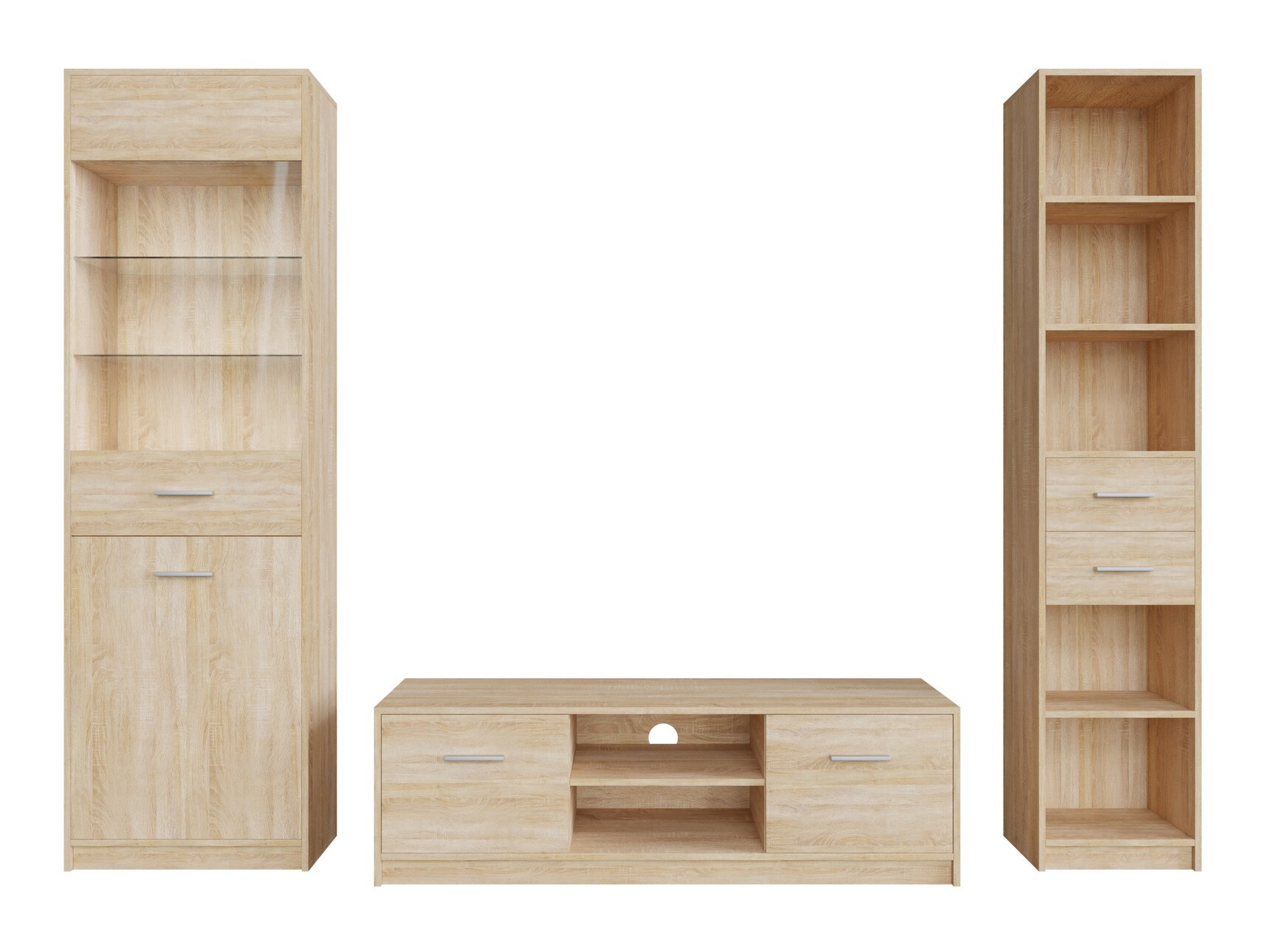 Комплект за хол Novsore 163 (Сонома дъб)