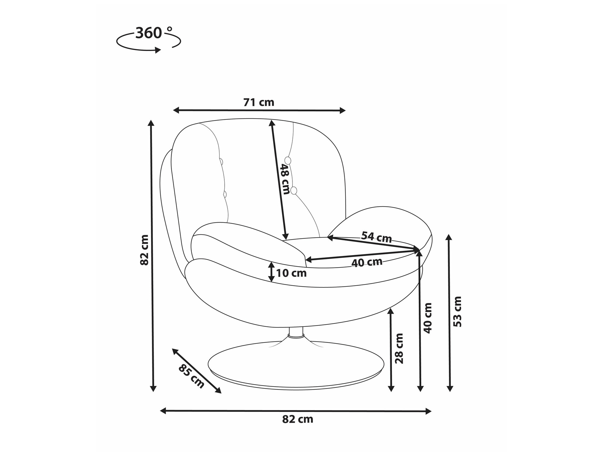 Фотьойл Berwyn 2556 (Бежов)