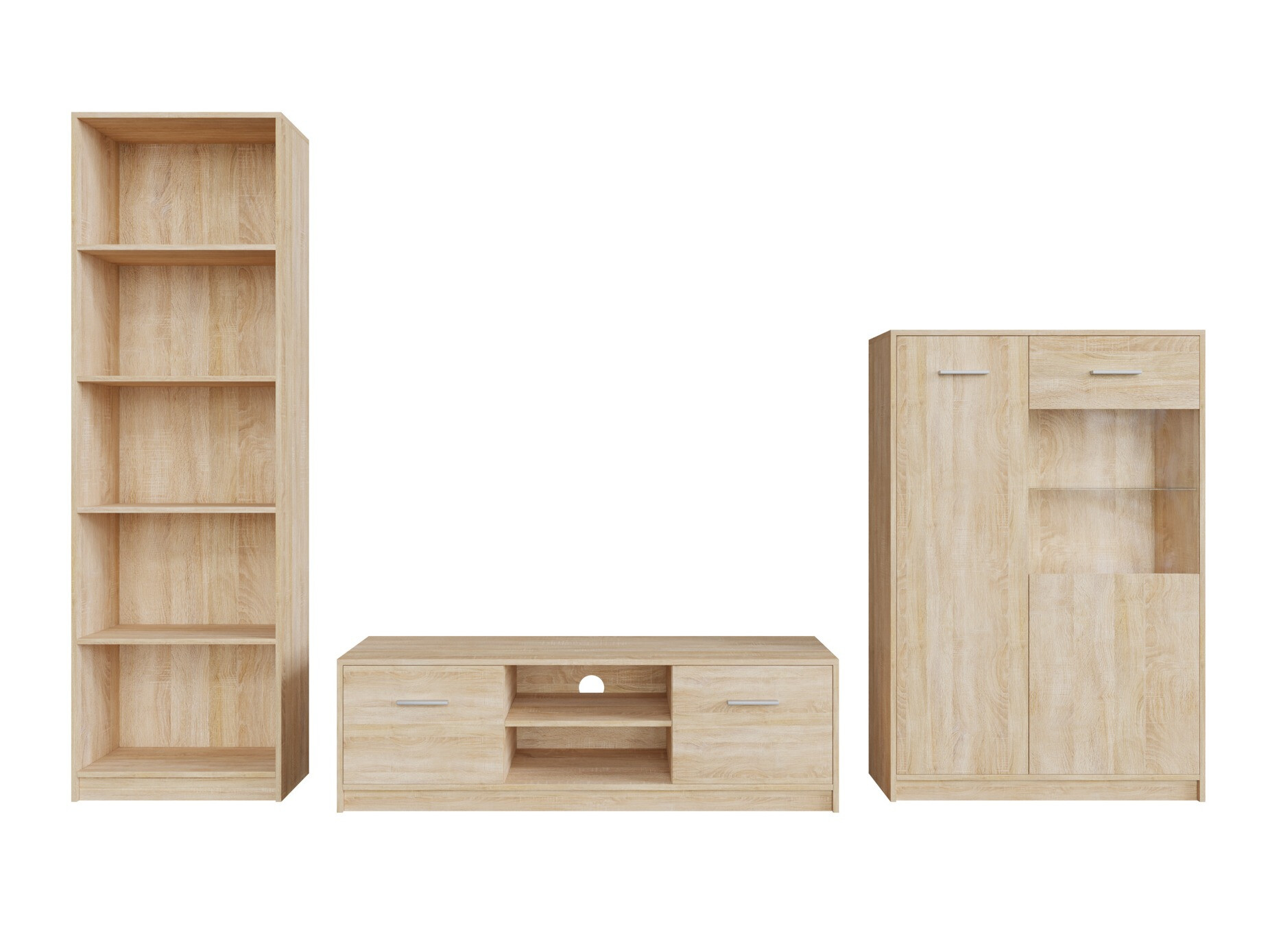 Комплект за хол Novsore 164 (Сонома дъб)