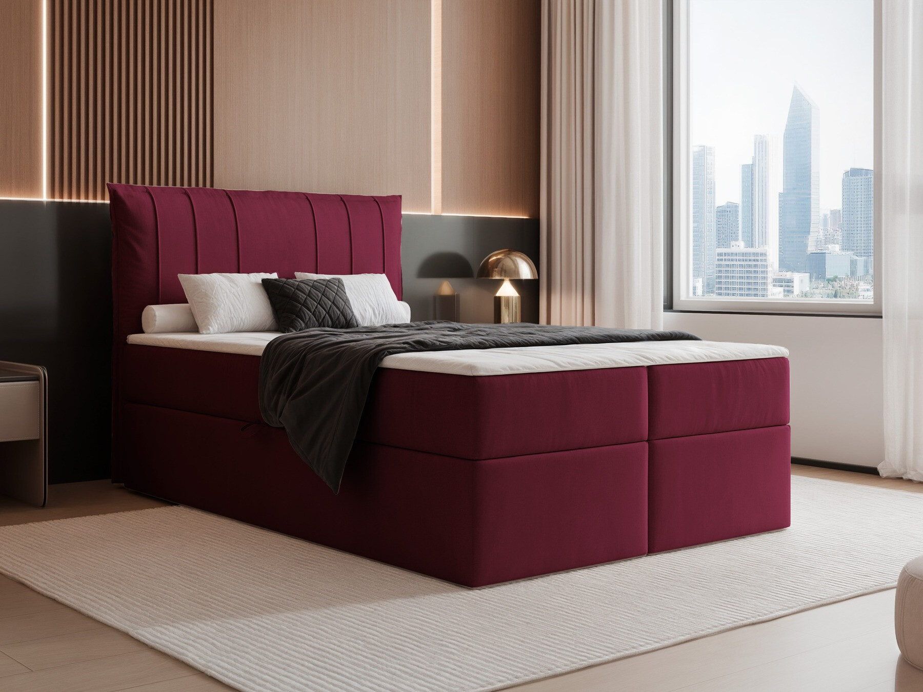 Континентално легло Martinez 107 (Magic Velvet 2229)