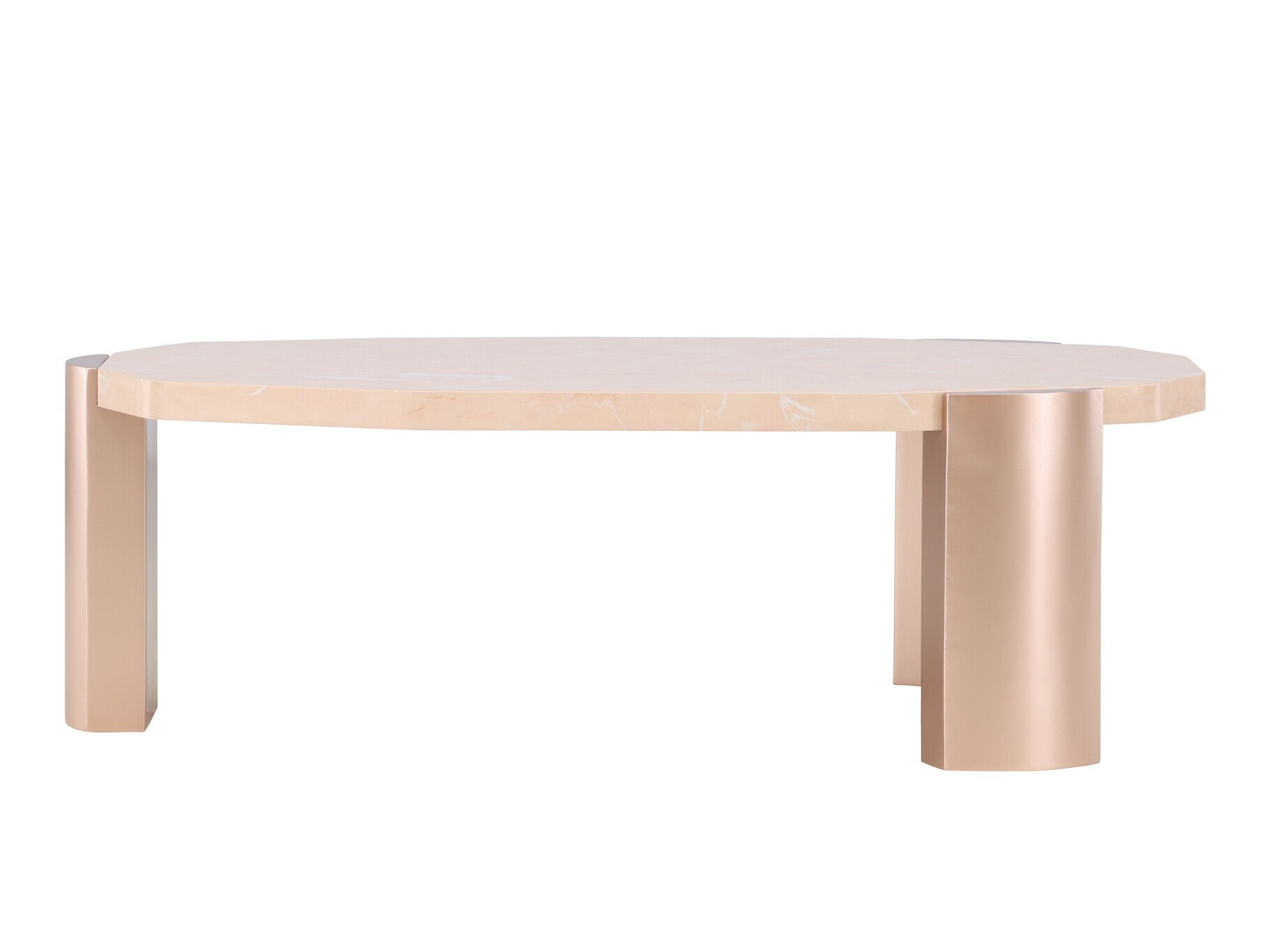 Масичка за кафе Dallas 4792 (Бежов + Кафяв мрамор)