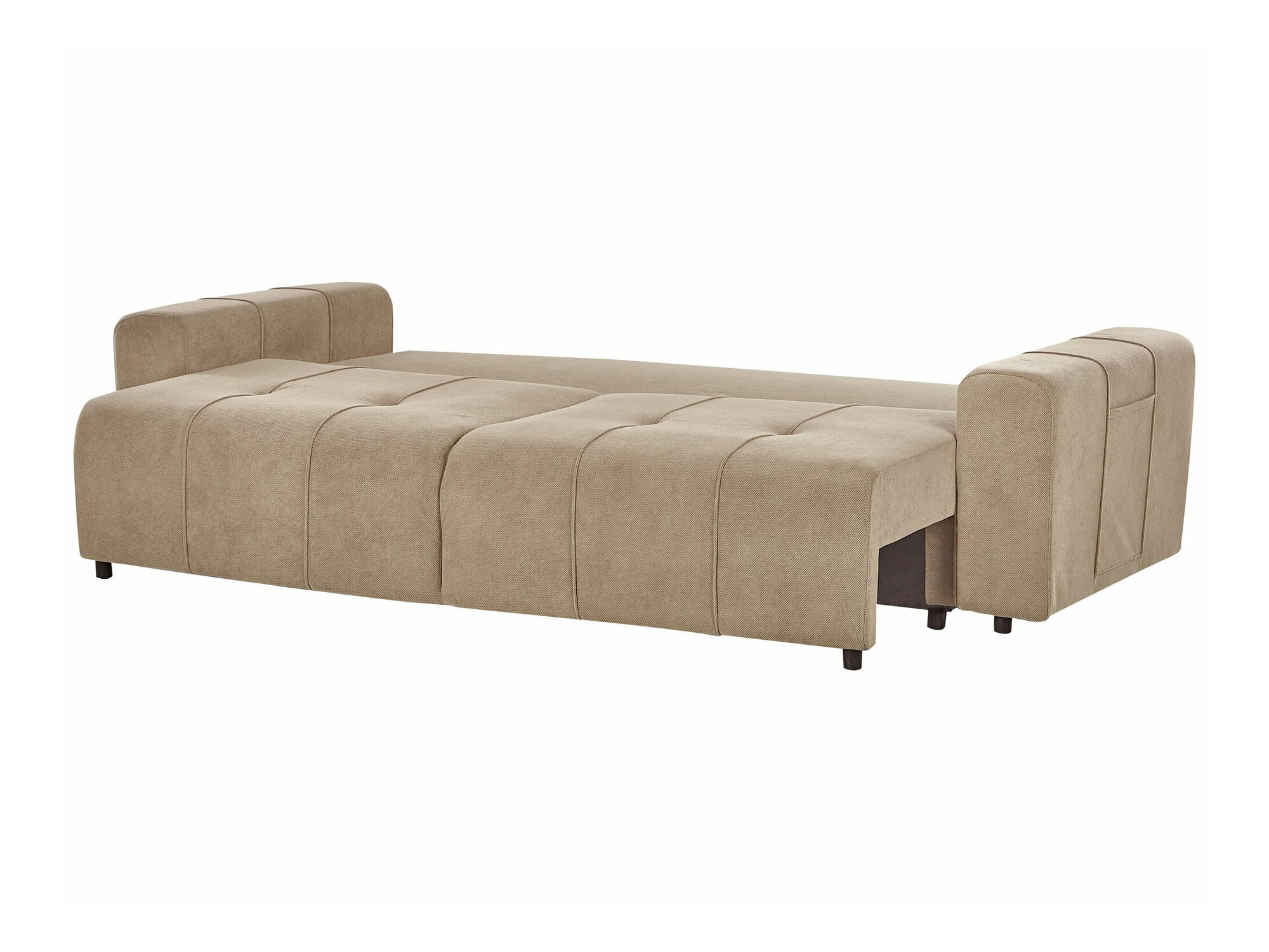 Разтегателен диван Mirtivi 100 (Кафяв)