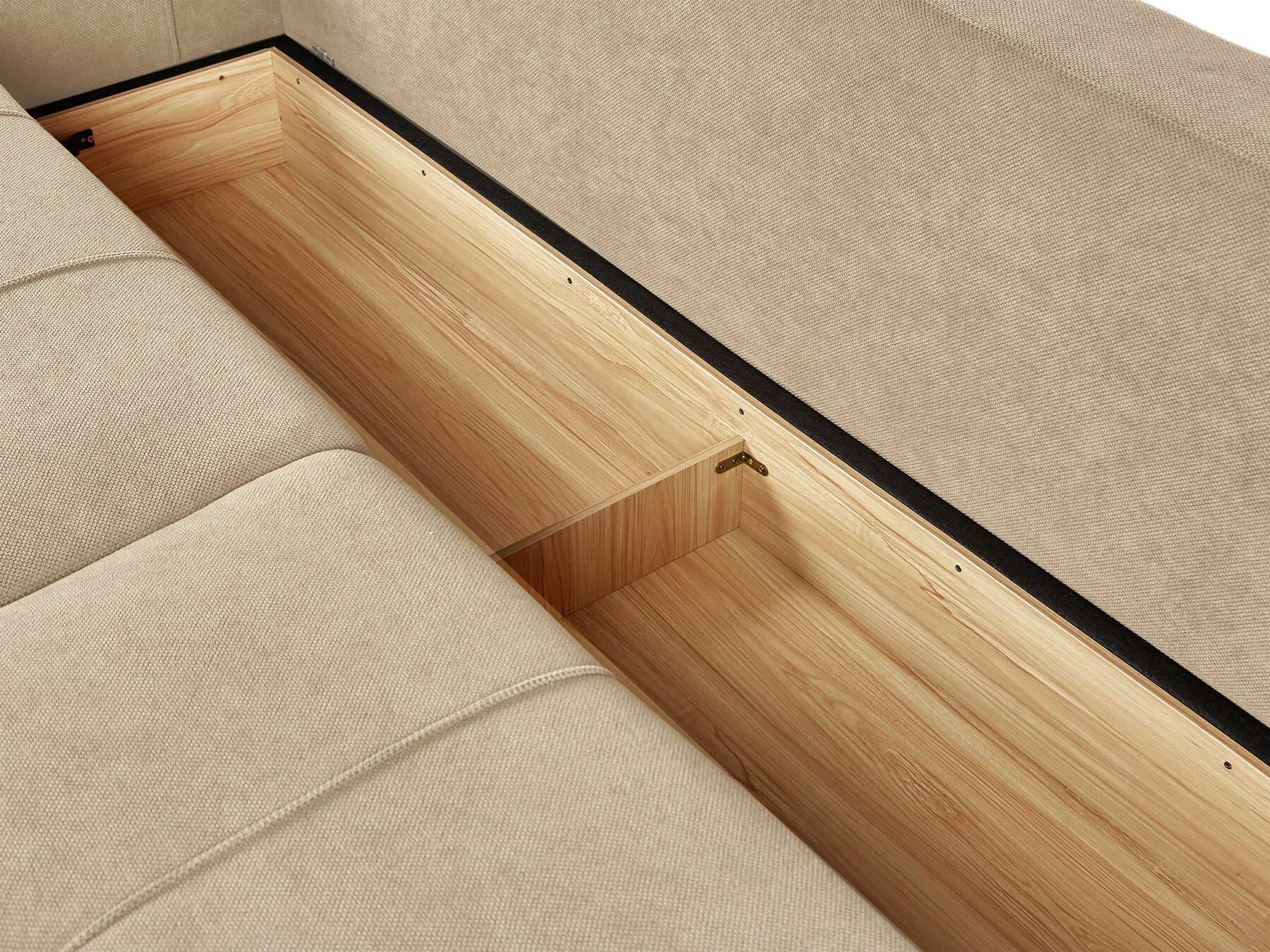 Разтегателен диван Mirtivi 100 (Кафяв)