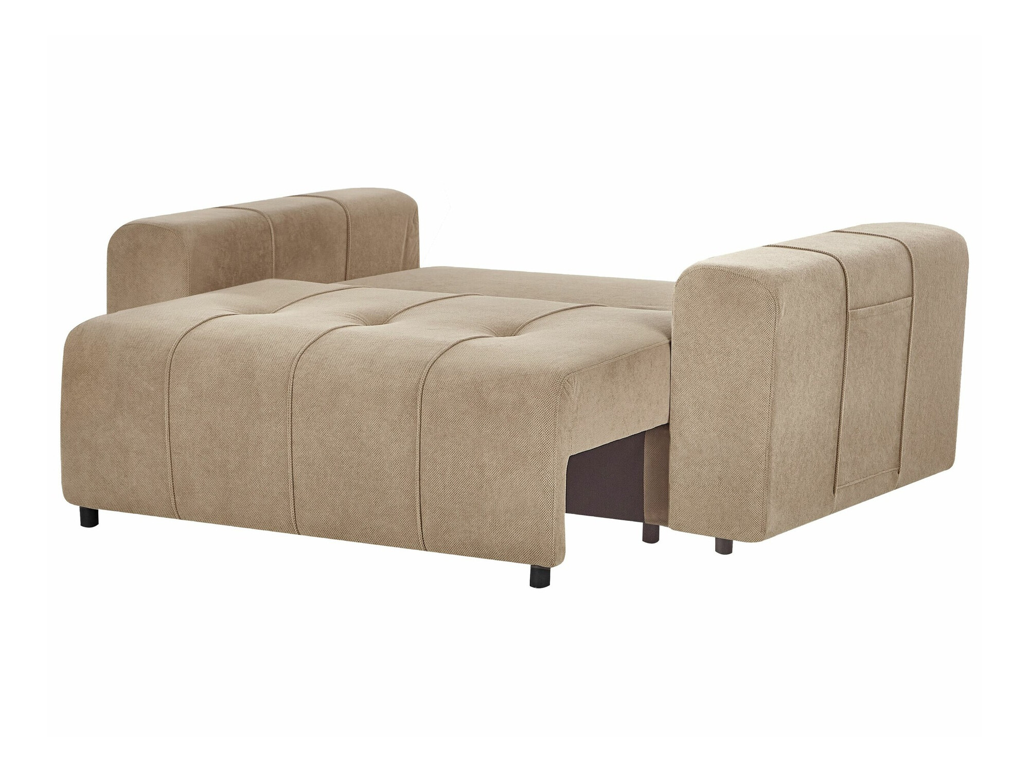 Разтегателен диван Mirtivi 101 (Кафяв)