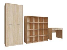 Комплект за домашен офис Novsore 166 (Сонома дъб)