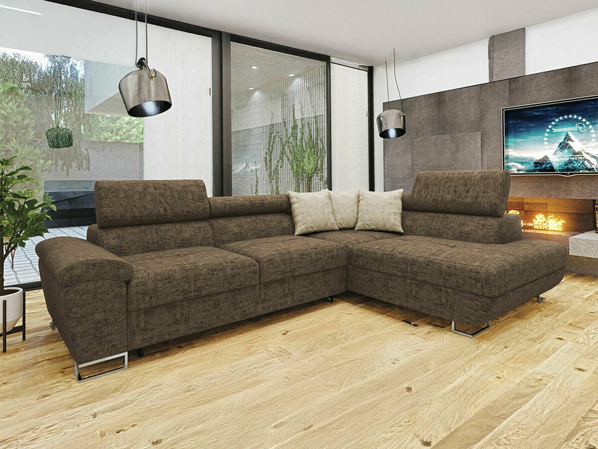 Ъглов диван Comfivo Ruta II (Matana 19 + Matana 17)
