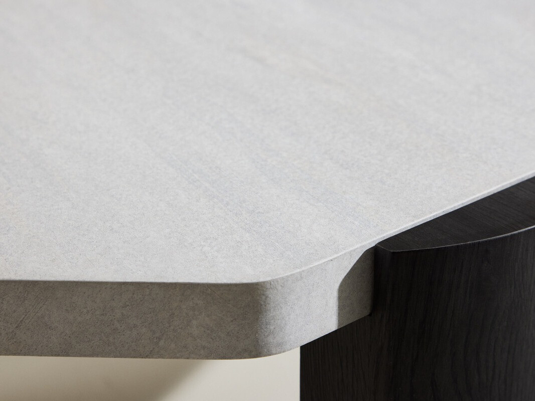 Масичка за кафе Dallas 4792 (Черен + Бял мрамор)