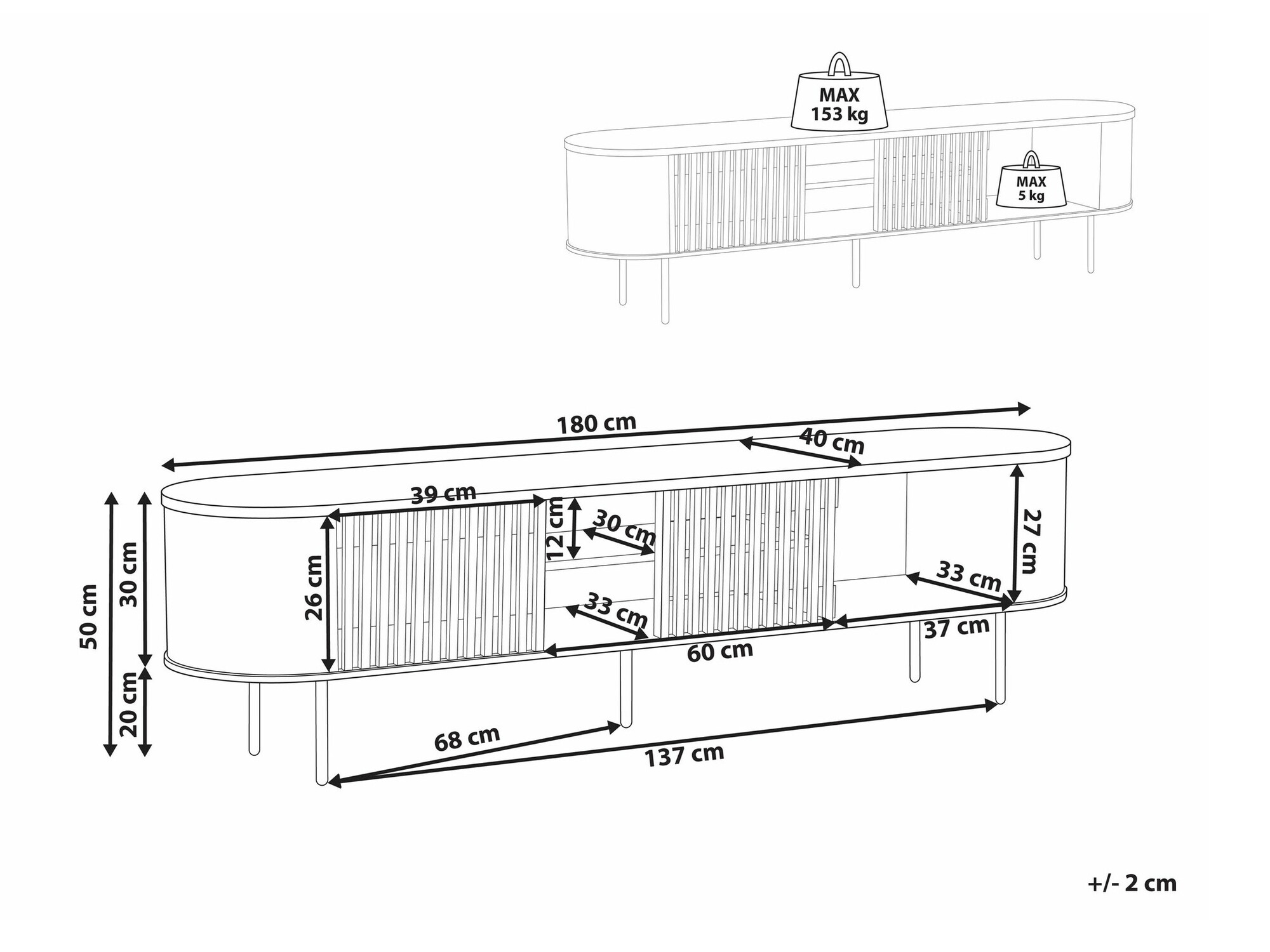 ТВ шкаф Berwyn 2561