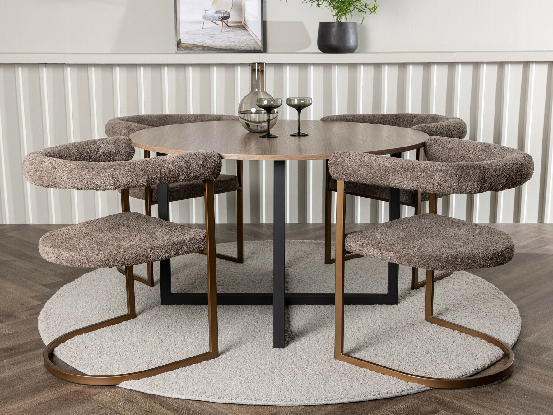 Маса и столове за трапезария Dallas 4685