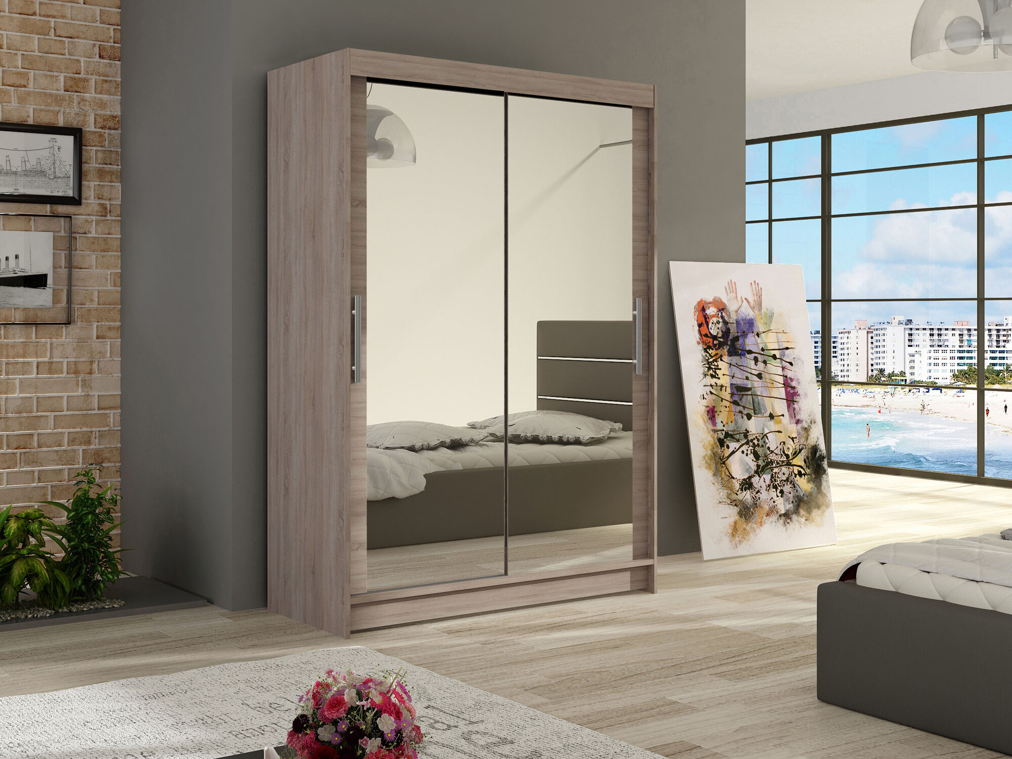 Гардероб Closico 129 (Трюфел дъб)