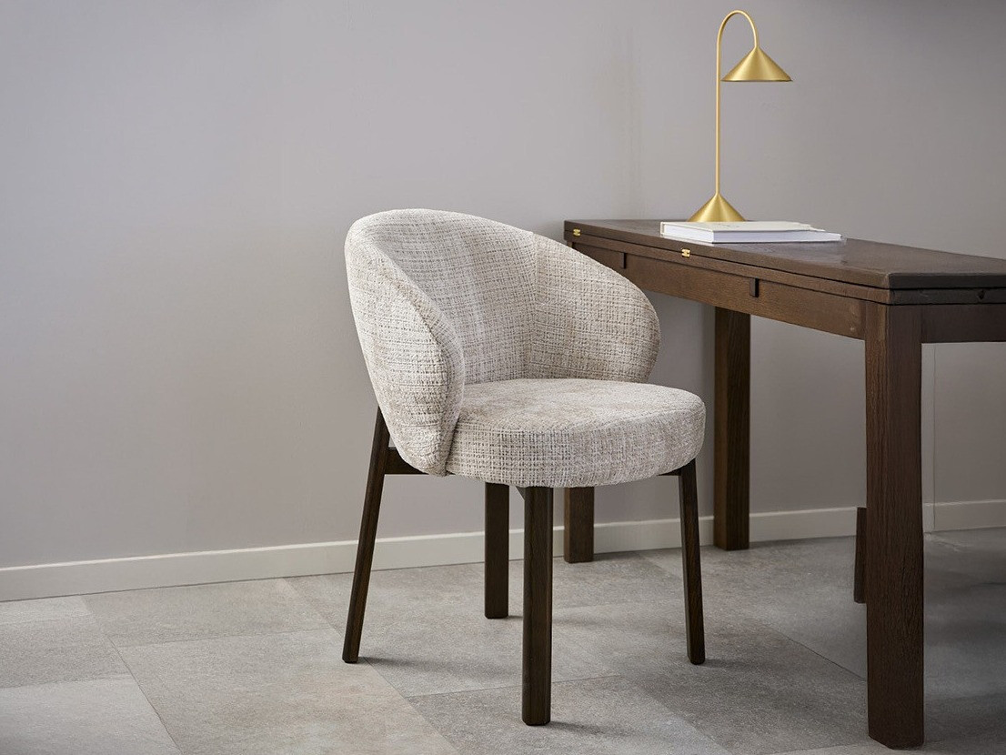 Стол Norsica 1001 (Бежов + Тъмнокафяв)