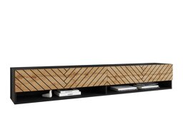 ТВ шкаф Sarasota 119 (Графит + Дъб уотан)