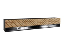 ТВ шкаф Sarasota 119 (Графит + Дъб уотан)