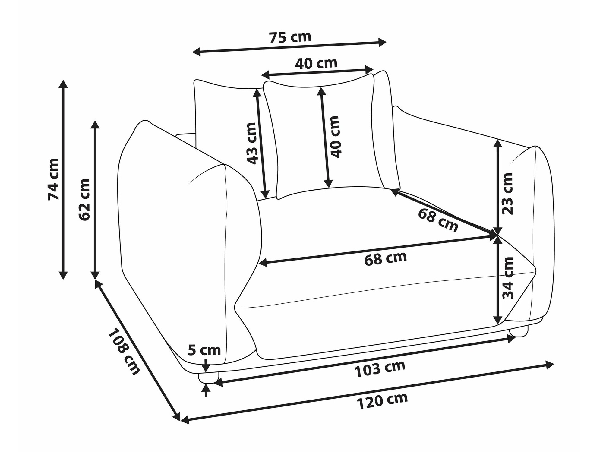 Фотьойл Berwyn 2567 (Оранжев)