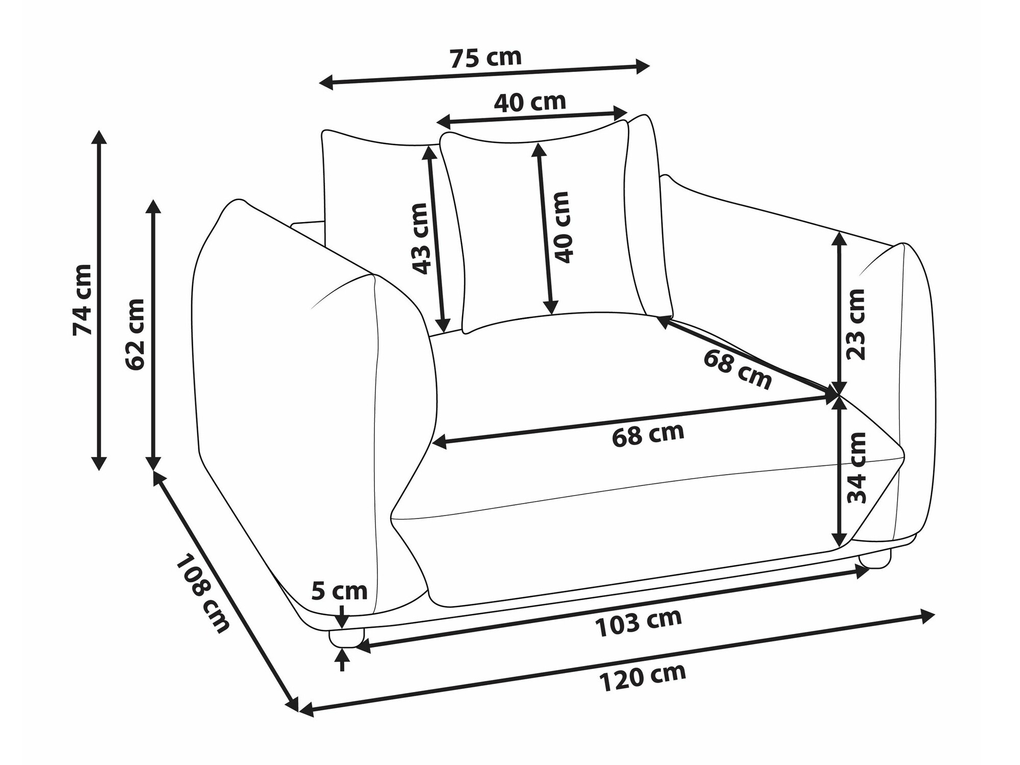 Фотьойл Berwyn 2567 (Роза)