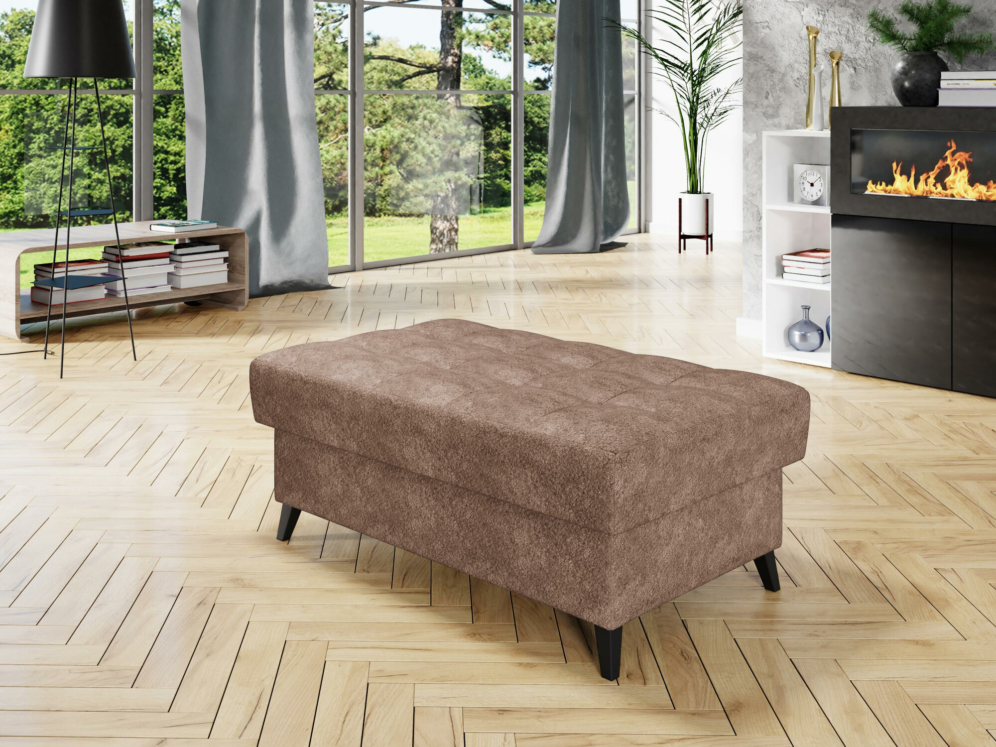 Тапицирана пейка Comfivo 236 (Coral 45)