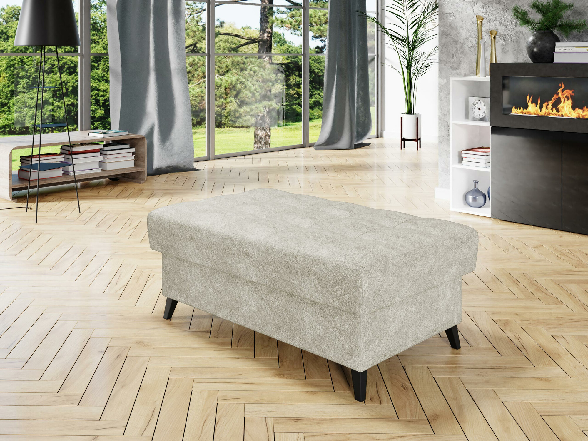 Тапицирана пейка Comfivo Agnus (Coral 65)