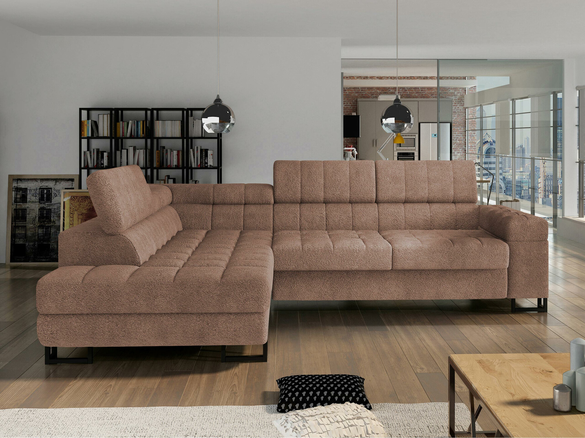 Ъглов диван Comfivo Anima (Coral 45)