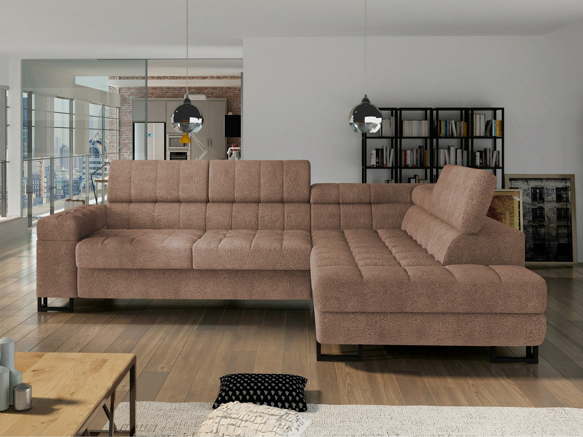 Ъглов диван Comfivo Anima (Coral 45)