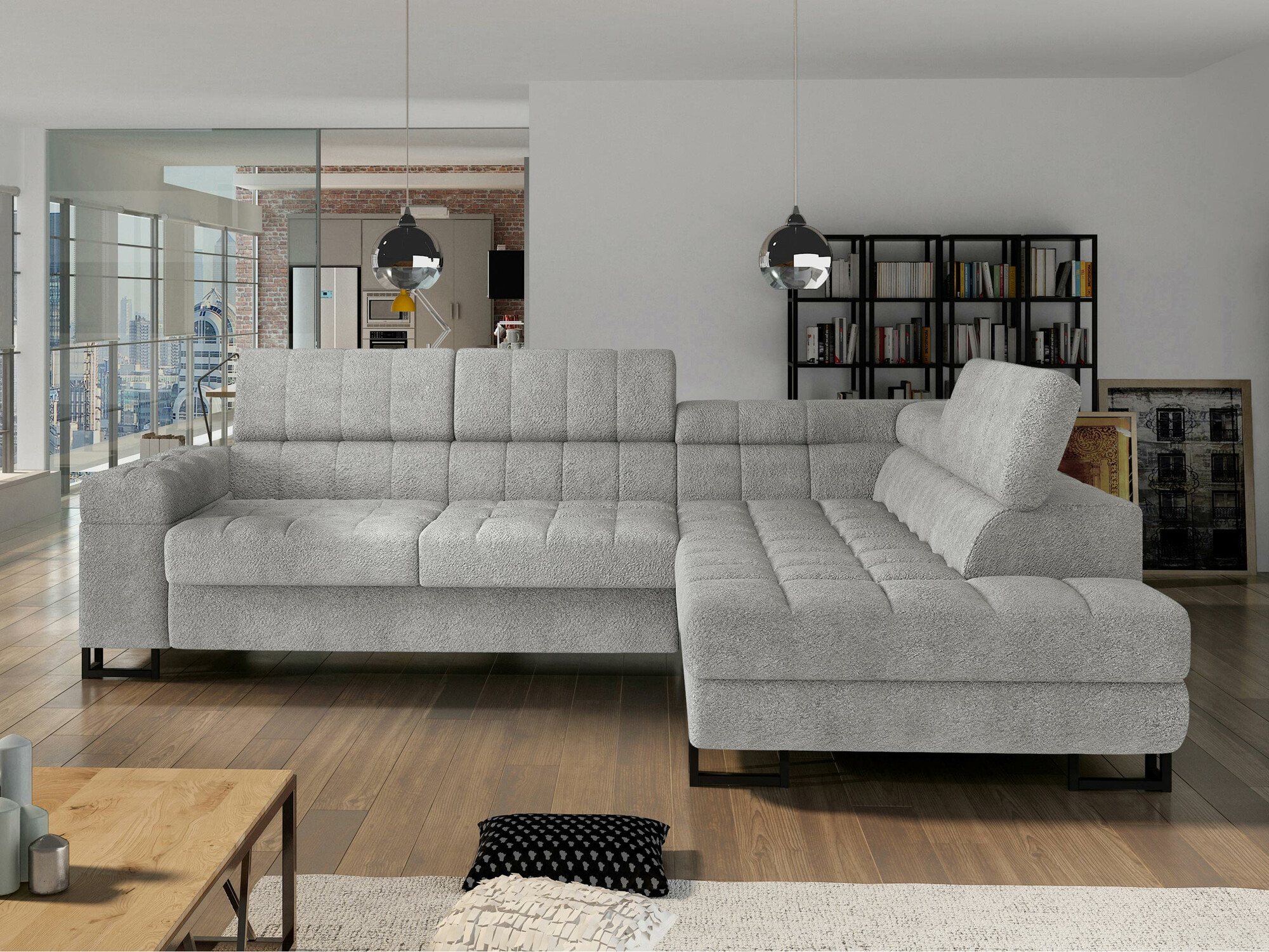 Ъглов диван Comfivo Anima (Coral 75)