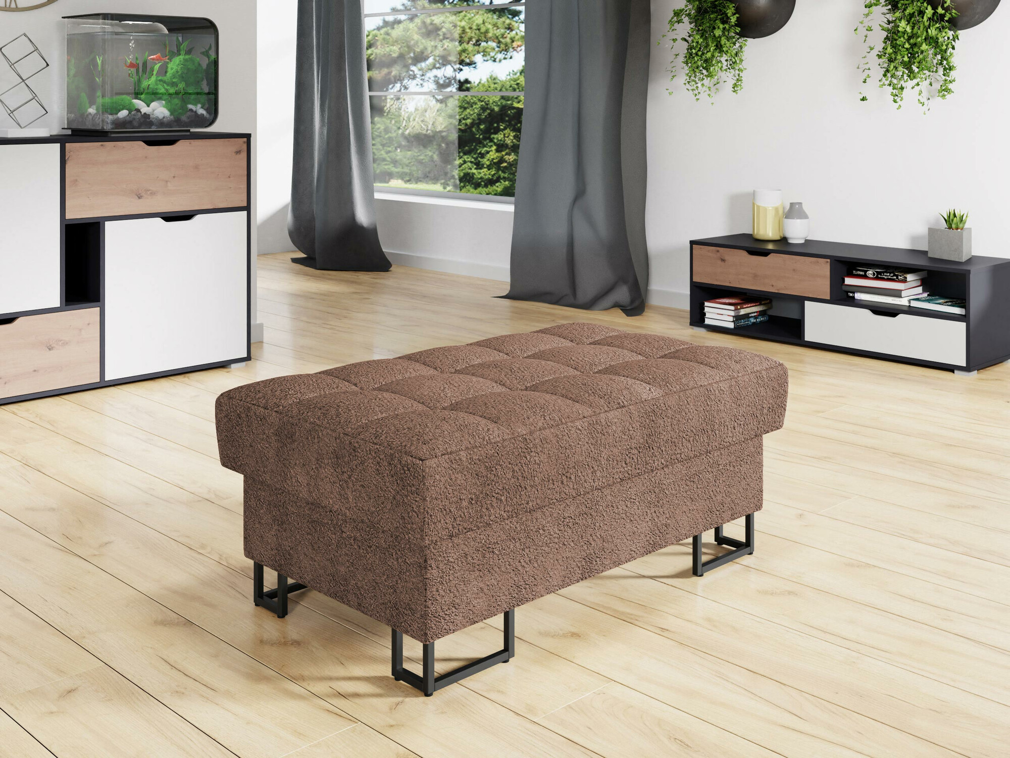Тапицирана пейка Comfivo Anima (Coral 45)