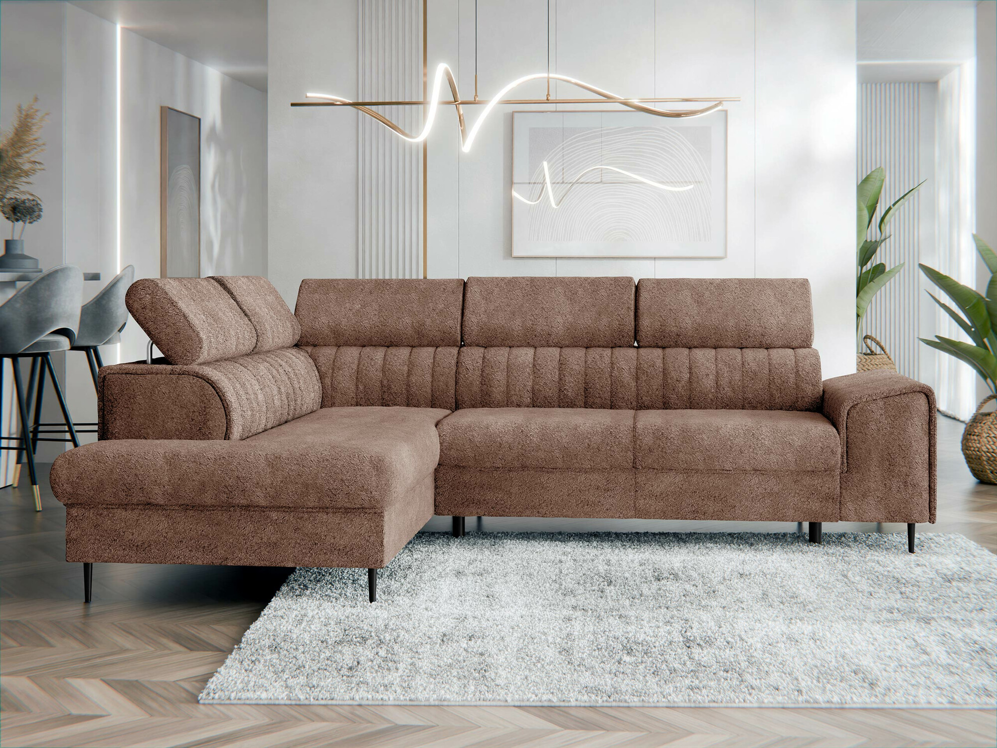 Ъглов диван Comfivo Universum (Coral 45)